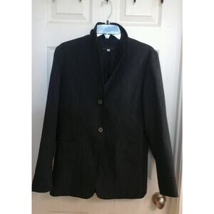 Mariage Mode Blazer, women's size 6 charcoal gray, Lined, Button Up, EUC